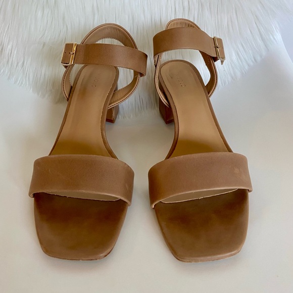 Nisolo Block Heels in Honey/Beige, Size 11 - Picture 10 of 12